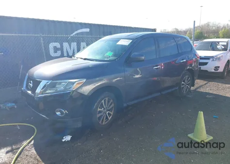 2013 Nissan Pathfinder S z USA, uszkodzony, nr VIN 5N1AR2MM3DC665977